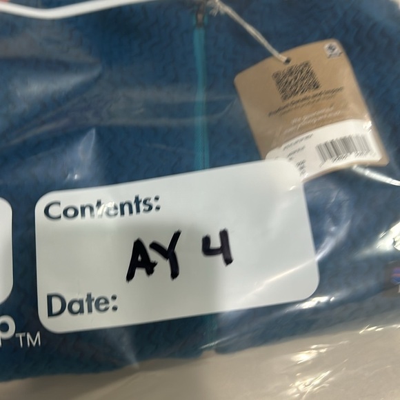 Patagonia Women's XXL R1 Air 1/2-Zip Pullover Lagom Blue Jacket NWT Half Zip 1/2 - Picture 12 of 12